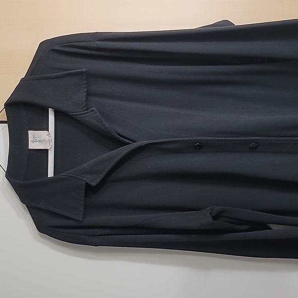 Weekender Black 5 Button-up collared jacket 593 LG - Picture 3 of 14